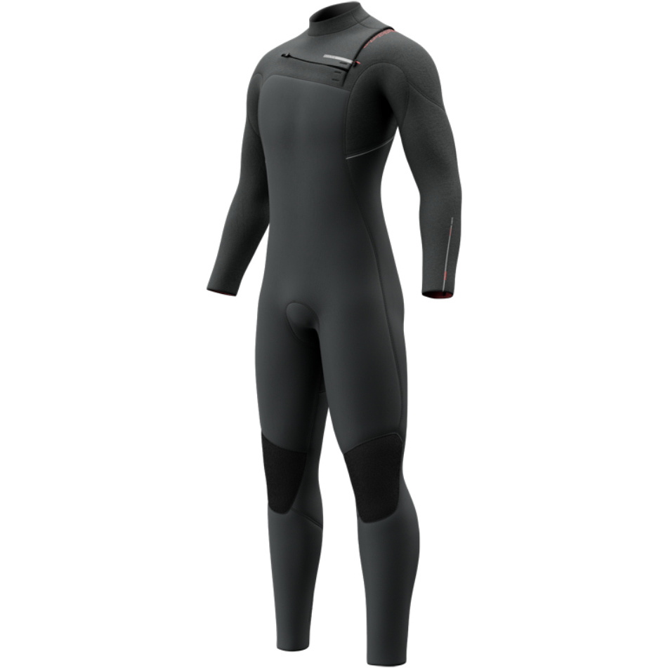 2026 Mystic Mens Majestic 3/2mm Chest Zip Wetsuit 35000.260025 - Dark Grey